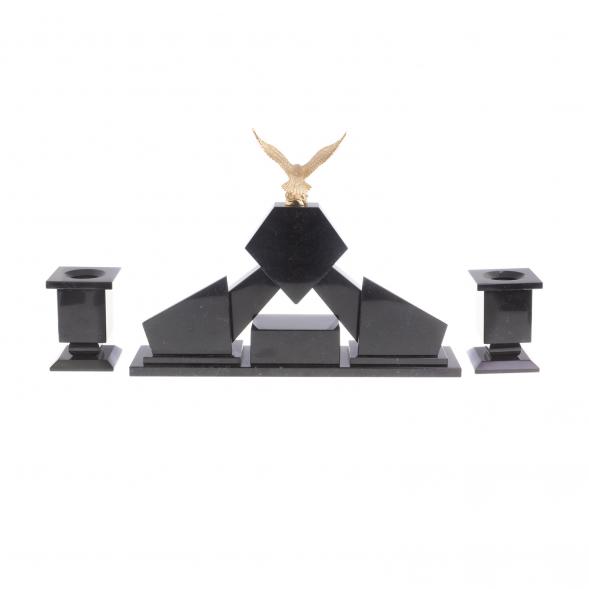 Письменный набор &amp;quot;Орел&amp;quot; камень лемезит 124259