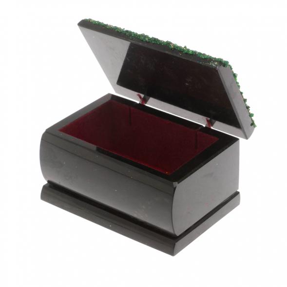 Шкатулка &amp;quot;Хозяйка медной горы. Осень&amp;quot; змеевик 10х6,5х6 см 128774