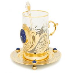 Подарочный чайный набор &amp;quot;Лазуритовый&amp;quot; Златоуст