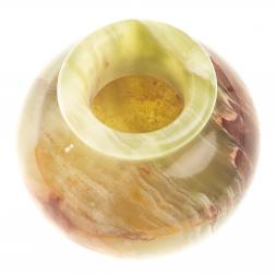 Ваза из камня оникс 6,5х5,5 см 50 мл (2,5)