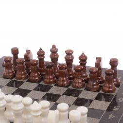 Набор игр 3 в 1: шахматы, шашки, нарды 41х41 см