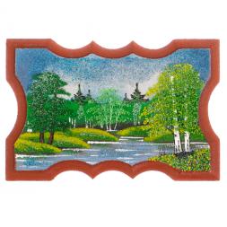Панно прямоугольное "Лето" 18х12 см