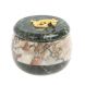 Шкатулка круглая из креноида и шабровского змеевика 7х7х6 см 127696
