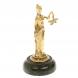 Статуэтка &amp;quot;Фемида&amp;quot; на подставке из змеевика 130028