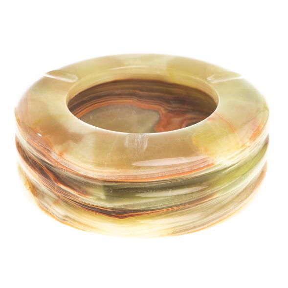 Пепельница из оникса 10х10х3,5 см (4) 123921