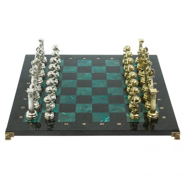 Шахматы &amp;quot;Атлас&amp;quot; доска 44х44 см из змеевика 128242