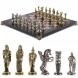 Шахматы настольные &amp;quot;Александр Македонский&amp;quot; доска 36х36 см камень лемезит 120734