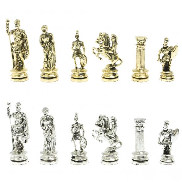 Шахматы &amp;quot;Древний Рим&amp;quot; доска 44х44 см из змеевика 128244