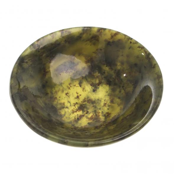 Пиала соусник из нефрита 7,5х1,5 см 124098