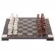 Шахматы с гравировкой &amp;quot;Турнирные&amp;quot; доска 36х36 см лемезит белый мрамор 126143