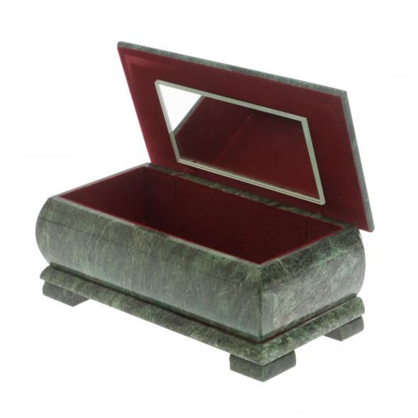 Шкатулка для денег &amp;quot;Купюра&amp;quot; с иллюстрацией под малахит 18х9х8 см 127062