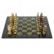 Бронзовые шахматы &amp;quot;Железнодорожники&amp;quot; доска 40х40 см змеевик 128161