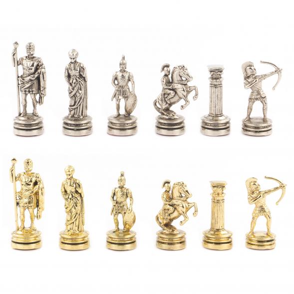 Шахматы &amp;quot;Лучники&amp;quot; доска 28х28 см мрамор змеевик 119372