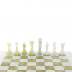 Шахматы "Игрок" доска 38х38 см оникс мрамор