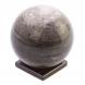 Шар из серого обсидиана 12 см на подставке 124716