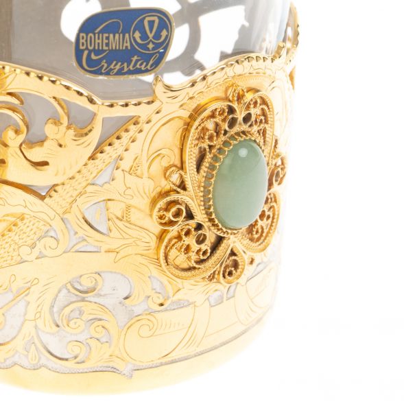 Набор для виски &amp;quot;На двоих&amp;quot; 2 стакана на подносе Златоуст 127141