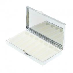 Таблетница на 7 отделений камень парагонит цвет серебро