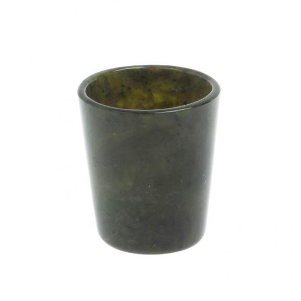 Набор стопок 2 шт &amp;quot;На посошок&amp;quot; из нефрита 30 мл 4х4х4,5 см 127933