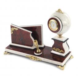 Настольный прибор "Компакт" из мрамора