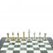 Шахматы &amp;quot;Стаунтон&amp;quot; доска 40х40 см из мрамора и змеевика 128246