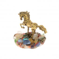 Статуэтка &amp;quot;Лошадь&amp;quot; на самоцветах