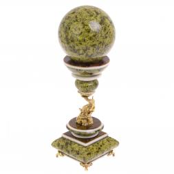 Шар &amp;quot;Антистресс&amp;quot; из змеевика 10,5 см