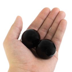 Шары массажные 3,5 см из черного обсидиана