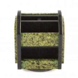 Набор канцелярский органайзер с часами и гербом РФ вращающийся