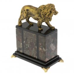 Часы &amp;quot;Лев&amp;quot; из конгломерата