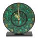 Настольные часы &amp;quot;Мозайка&amp;quot; из малахита 23,5х7х23,5 см 128926