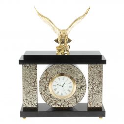 Часы &amp;quot;Орел&amp;quot; из камня пирит