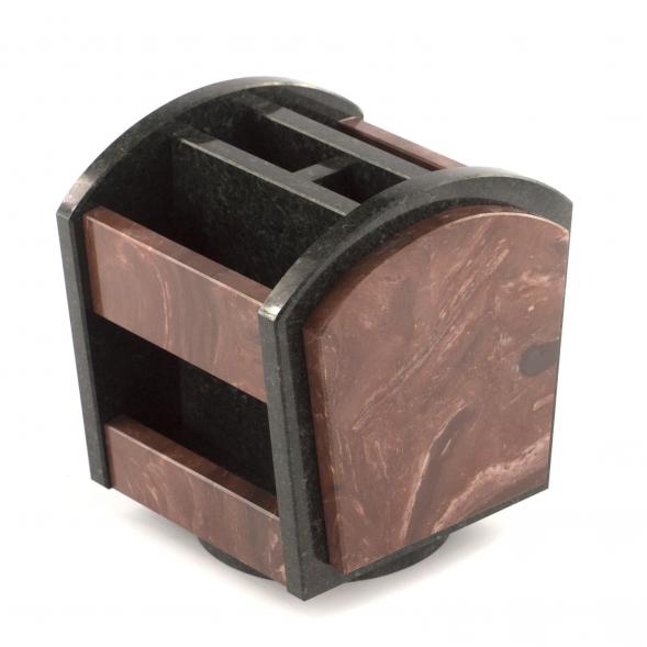 Настольный органайзер из камня вращающийся 121245