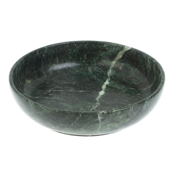 Тарелка-блюдо из шабровского змеевика 14х14х3,5 см 128409