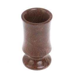 Карандашница из лемезита точеная 6х6х11 см