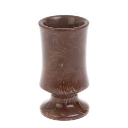 Карандашница из лемезита точеная 6х6х11 см