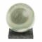 Шар из офиокальцита светлый 7,5см на подставке из змеевика
