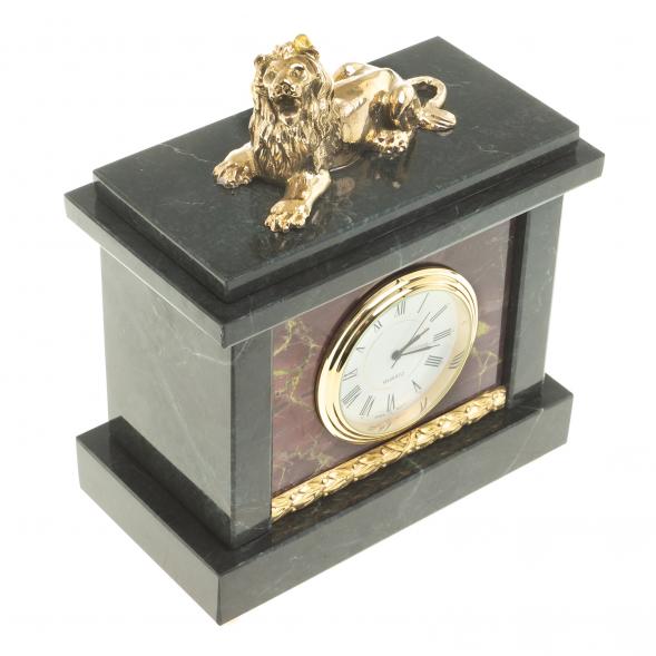 Часы из яшмы &amp;quot;Лев&amp;quot; 113128