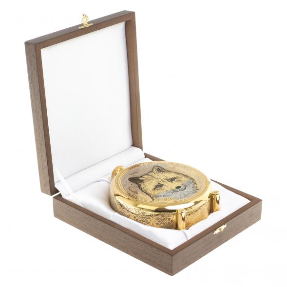 Фляжка с гравюрой &amp;quot;Лиса&amp;quot; Златоуст 123482