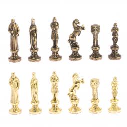 Шахматы &amp;quot;Ренессанс&amp;quot; доска 36х36 см мрамор, лемезит фигуры цвет бронза-золото