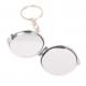 Складное зеркало брелок из яшмы круглое 126537