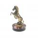 Статуэтка &amp;quot;Конь на дыбах&amp;quot; на подставке из родонита 5х4,5х7,5 см 129428