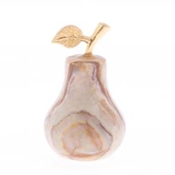 Сувенир из камня оникс &amp;quot;Груша&amp;quot; 3,8х6,3 см (1,5х2)