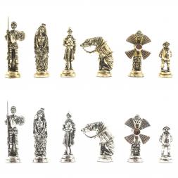 Шахматы &amp;quot;Дон Кихот&amp;quot; доска 36х36 см мрамор змеевик