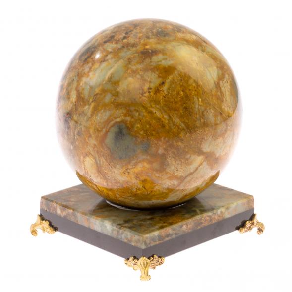Шар из офиокальцита на подставке 12 см 124968