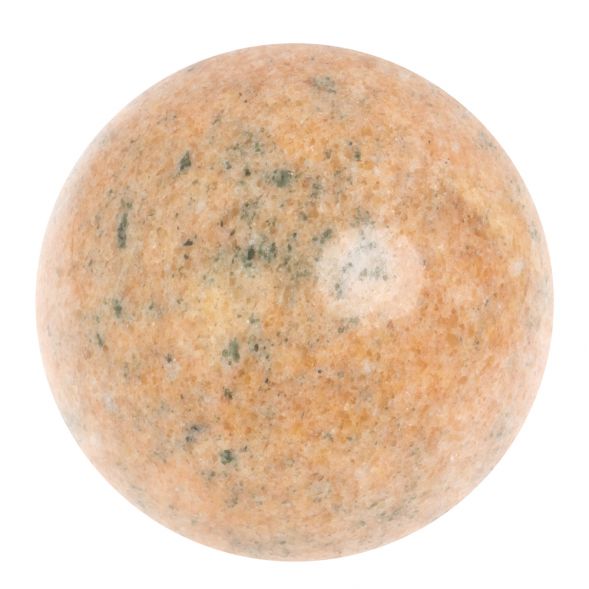 Шар 11 см из натурального розового мрамора 127623