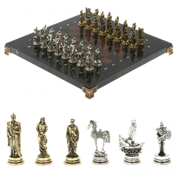 Шахматы &amp;quot;Троянская война&amp;quot; 28х28 см из лемезита 120749