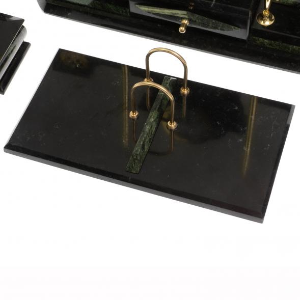 Письменный набор &amp;quot;Директор&amp;quot; камень змеевик 9 предметов 121144