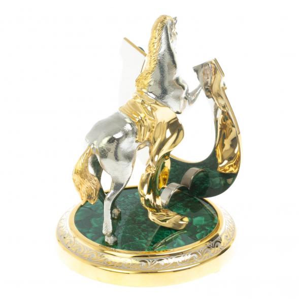 Сувенир &amp;quot;Подкова на удачу&amp;quot; малахит 113801