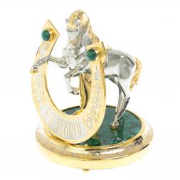 Сувенир &amp;quot;Подкова на удачу&amp;quot; малахит