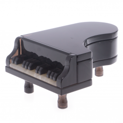 Шкатулка &amp;quot;Рояль&amp;quot; из черного обсидиана